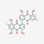 4,4',5,5',8-pentahydroxy-7,7'-dimethyl-1,1'-bianthracene-9,9',10,10'-tetrone