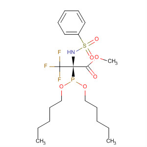 Alanine, 2-[bis(pentyloxy)phosphinyl]-3,3,3-trifluoro-N-(phenylsulfonyl)-,methyl ester