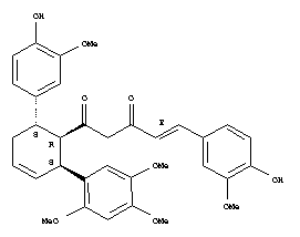 4-Pentene-1,3-dione,5-(4-hydroxy-3-methoxyphenyl)-1-[6-(4-hydroxy-3-methoxyphenyl)-2-(2,4,5-trimethoxyphenyl)-3-cyclohexen-1-yl]-,[1a(E),2a,6b]-
