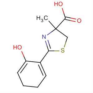 4-Thiazolecarboxylic acid, 4,5-dihydro-2-(2-hydroxyphenyl)-4-methyl-,(4S)-