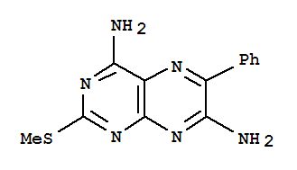 2-(methylsulfanyl)-6-phenylpteridine-4,7-diamine