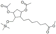 3,5-Bis(acetyloxy)-2-[[(trimethylsilyl)oxy]methyl]cyclopentaneheptanoic acid methyl ester