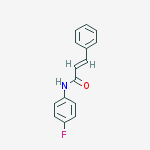 (2E)-N-(4-fluorophenyl)-3-phenylprop-2-enamide