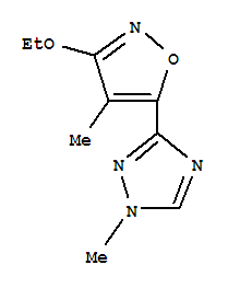 1H-1,2,4-Triazole,3-(3-ethoxy-4-methyl-5-isoxazolyl)-1-methyl-