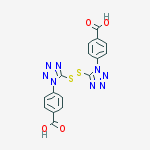 Benzoic acid, 4,4'-[dithiobis(1H-tetrazole-5,1-diyl)]bis-