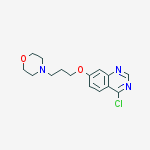 Quinazoline, 4-chloro-7-[3-(4-morpholinyl)propoxy]-
