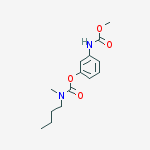 [3-(methoxycarbonylamino)phenyl] N-butyl-n-methylcarbamate