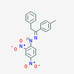 (2E)-1-(2,4-dinitrophenyl)-2-[1-(4-methylphenyl)-2-phenylethylidene]hydrazine