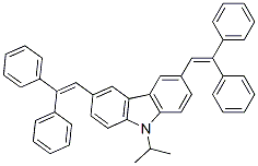 3,6-bis-(2,2-Diphenylethenyl)-9-(1-methylethyl)-9H-carbazole