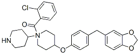 1,4-Bipiperidine, 4-4-(1,3-benzodioxol-5-ylmethyl)phenoxy-1-(2-chlorobenzoyl)-