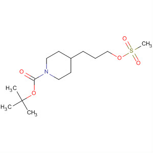 1-Piperidinecarboxylic acid, 4-[3-[(methylsulfonyl)oxy]propyl]-,1,1-dimethylethyl ester
