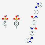 2,2'-(TEREPHTHALOYLBIS(IMINO-P-PHENYLENEIMINO))BIS(1-METHYLPYRIDINIUM P-TOLUENESULFONATE)
