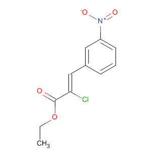 2-Propenoic acid, 2-chloro-3-(3-nitrophenyl)-, ethyl ester, (2Z)-