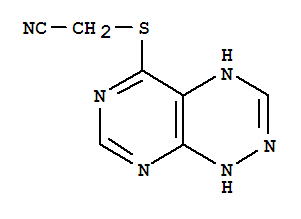 (1,2-dihydropyrimido[5,4-e][1,2,4]triazin-5-ylsulfanyl)acetonitrile