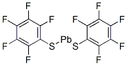 Bis(2,3,4,5,6-pentafluorophenylthio)lead(II)