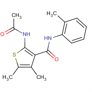 3-Thiophenecarboxamide,2-(acetylamino)-4,5-dimethyl-N-(2-methylphenyl)-