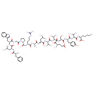 L-Lysine,L-phenylalanyl-L-leucyl-L-tryptophylglycyl-L-prolyl-L-arginyl-L-alanyl-L-leucyl-L-valyl-L-a-glutamyl-L-threonyl-L-seryl-L-tyrosyl-L-valyl-