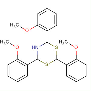 4H-1,3,5-Dithiazine, dihydro-2,4,6-tris(2-methoxyphenyl)-