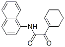 1-Cyclohexene-1-glyoxylamide, N-1-naphthyl-