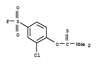O-[2-chloro-4-(fluorosulfonyl)phenyl] dimethylcarbamothioate