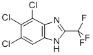 5,6,7-TRICHLORO-2-TRIFLUOROMETHYLBENZIMIDAZOLE