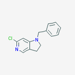 1-benzyl-6-chloro-2,3-dihydropyrrolo[3,2-c]pyridine
