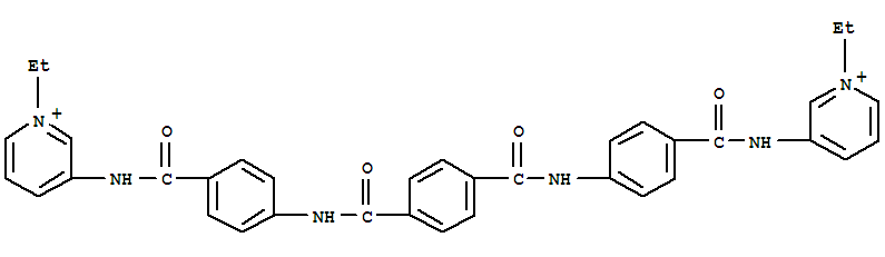 1-ethyl-3-[(4-{[3-({4-[(1-ethylpyridinium-3-yl)carbamoyl]phenyl}carbamoyl)phenyl]carbamoyl}phenyl)carbamoyl]pyridinium bis(4-methylbenzenesulfonate)
