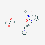 3-(prop-2-en-1-yl)-1-[4-(pyrrolidin-1-yl)but-2-yn-1-yl]quinazoline-2,4(1H,3H)-dione ethanedioate (1:1)