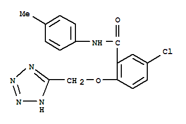 5-chloro-N-(4-methylphenyl)-2-(2H-tetrazol-5-ylmethoxy)benzamide