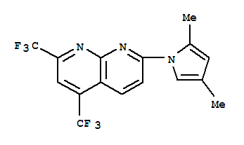 1,8-Naphthyridine,7-(2,4-dimethyl-1H-pyrrol-1-yl)-2,4-bis(trifluoromethyl)-
