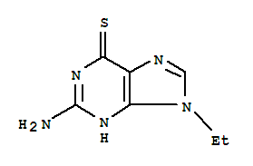 2-amino-9-ethyl-3,9-dihydro-6H-purine-6-thione