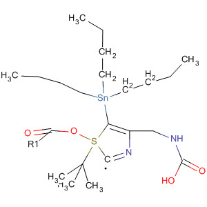 Carbamic acid, methyl[5-(tributylstannyl)-2-thiazolyl]-, 1,1-dimethylethylester