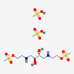 (8R,9S)-8,9-dihydroxy-2,2-dioxido-3-oxa-2lambda~6~-thia-6,11-diazatridecan-13-yl methanesulfonate methanesulfonate (1:2)