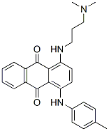 1-[[3-(dimethylamino)propyl]amino]-4-[(4-methylphenyl)amino]anthraquinone