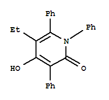 3-ethyl-6-hydroxy-1,2,5-triphenylpyridin-4(1H)-one