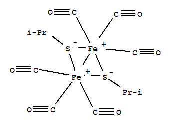Iron, hexacarbonylbis[m-(2-propanethiolato)]di-, (Fe-Fe)(9CI)
