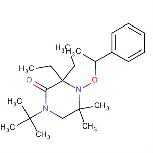Piperazinone,1-(1,1-dimethylethyl)-3,3-diethyl-5,5-dimethyl-4-(1-phenylethoxy)-