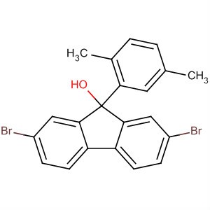 9H-Fluoren-9-ol, 2,7-dibromo-9-(2,5-dimethylphenyl)-