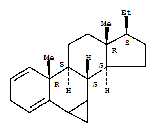 Cyclopropa[6,7]cyclopenta[a]phenanthrene,3'H-cyclopropa[6,7]pregna-1,4,6-triene deriv.
