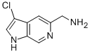5-AMINOMETHYL-3-CHLORO-1H-PYRROLO[2,3-C]PYRIDINE