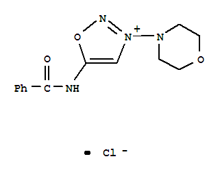 5-(benzoylamino)-3-(morpholin-4-yl)-1,2,3-oxadiazol-3-ium chloride