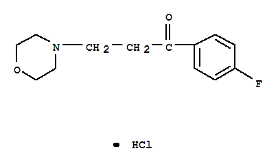 1-(4-Fluorophenyl)-3-(morpholin-4-yl)propan-1-one hydrochloride (1:1)
