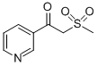 2-(METHYLSULFONYL)-1-PYRIDIN-4-YLETHANONE