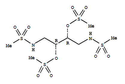 (5R,6R)-2,2,9,9-tetraoxido-2lambda~6~,9lambda~6~-dithia-3,8-diazadecane-5,6-diyl dimethanesulfonate