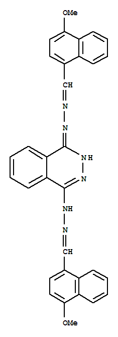 1,4-bis{2-[(4-methoxynaphthalen-1-yl)methylidene]hydrazinyl}phthalazine