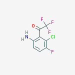 1-(6-Amino-2-chloro-3-fluorophenyl)-2,2,2-trifluoroethanone