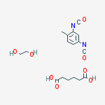 hexanedioic acid, polymer with2,4-diisocyanato-1-methylbenzene and 1,2-ethanediol