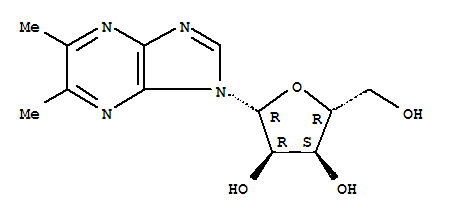 5,6-dimethyl-1-pentofuranosyl-1H-imidazo[4,5-b]pyrazine