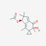 [(1s,5r)-5-hydroxy-2,2,5,7-tetramethyl-4-oxospiro[1h-indene-6,1'-cyclopropane]-1-yl] Acetate