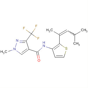 1H-Pyrazole-4-carboxamide,N-[2-(1,3-dimethyl-1-butenyl)-3-thienyl]-1-methyl-3-(trifluoromethyl)-